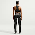 Bra NikeSKIMS Rib Seamless con scollatura all'americana – Donna