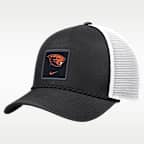 Gorra de rejilla universitaria Nike ajustable para hombre Oregon State Sideline Rope