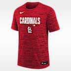 St. Louis Cardinals Authentic Collection Velocity Big Kids' Nike Dri-FIT MLB T-Shirt