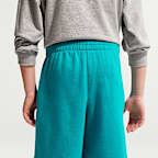 Shorts de French Terry para niños talla grande Nike Sportswear Club Fleece