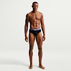 Kalsonger Nike Essential Cotton Stretch Dri-FIT för män (2-pack)