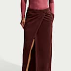 Nike One Women's Therma-FIT Mid-Rise Fleece Maxi Skirt