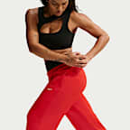 Nike Studio Fleece Sport Women's Dri-FIT Mid-Rise Open-Hem Pants