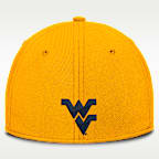 Gorra universitaria Nike Dri-FIT para hombre West Virginia Classic Swooshflex