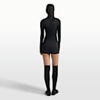 나이키스킴스 웨이트리스 레이어 여성 모크넥 긴팔 탑