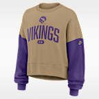 Minnesota Vikings Rewind Women's Nike NFL Pullover Crew