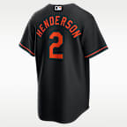 Jersey Nike de la MLB Replica para hombre Gunnar Henderson Baltimore Orioles