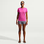 Playera de manga corta Dri-FIT UV para mujer Nike Swim Hydroguard