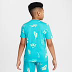 Playera para niños talla grande Nike Sportswear