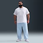Pants de tejido Fleece con puños para hombre Nike Solo Swoosh