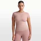 NikeSKIMS Ribbed Seamless Women's Short-Sleeve Top