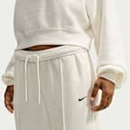 Nike Studio Fleece Plush Women's Mid-Rise Wide-Leg Pants