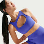 나이키 젠비 여성 라이트 서포트 라이틀리 라인드 스포츠 브라