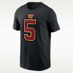 Playera Nike de la NFL para hombre Jayden Daniels Washington Commanders
