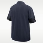 Chicago Bears Sideline Coach Men's Nike NFL 1/2-Zip Short-Sleeve Jacket