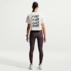 나이키 스위프트  드라이 핏 반팔 크롭 러닝 티셔츠