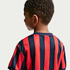 Conjunto de shorts de dos piezas para niños talla pequeña Nike Sportswear Goal Mode