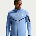 Tottenham Hotspur Tech Fleece Windrunner Men's Nike Football Full-Zip Hoodie