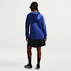 Sudadera con gorro de fútbol Nike de cierre completo para hombre de la selección nacional de fútbol masculino de Estados Unidos Tech Fleece Windrunner