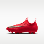 Nike Jr. Mercurial Vapor 17 Academy Big Kids' Hard-Ground Low-Top Soccer Cleats