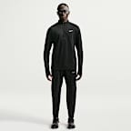 Nike Stride Dri-FIT løpeoverdel med glidelås i halsen til herre