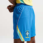 Brazil 2026/27 Match Home Men's Nike Aero-FIT Soccer Authentic Shorts