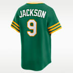 Reggie Jackson Oakland Athletics Cooperstown Men's Nike Dri-FIT MLB Limited Jersey