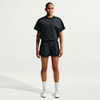 Nike Pregame Fleece Oversize-Top mit verkürztem Schnitt (Damen)