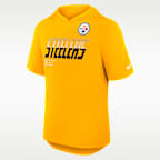 Pittsburgh Steelers Men's Nike Dri-FIT NFL Hooded T-Shirt