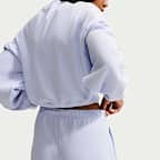 Pants de tiro medio y pierna amplia para mujer Nike Studio Fleece Medium Weight