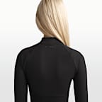 Chamarra de cierre completo de cuello alto para mujer NikeSKIMS Matte