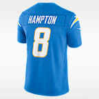 Omarion Hampton Los Angeles Chargers Men's Nike Dri-FIT NFL Limited Jersey