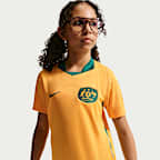 Australia 2026 Stadium Home Big Kids' Nike Dri-FIT Soccer Jersey