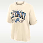 Detroit Lions Vintage Mod Boxy Women's Nike NFL T-Shirt