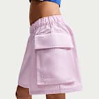 Short cargo ample en satin à taille mi-haute Nike Sportswear pour femme