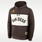 Sudadera con gorro sin cierre Nike de la MLB para hombre San Diego Padres Cooperstown Legacy