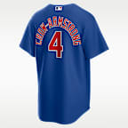 Jersey Nike de la MLB Replica para hombre Pete Crow-Armstrong Chicago Cubs