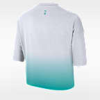 San Antonio Spurs Courtside City Edition Premium Women's Nike NBA Boxy T-Shirt