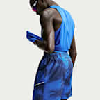 Nike Miler Men's Dri-FIT 7" Brief-Lined Printed Running Shorts
