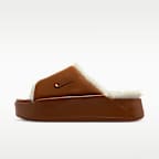 Chanclas para mujer Nike Calm Elevation Fur