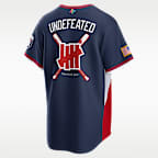Jersey Nike Stadium para hombre USA Baseball 2026 World Baseball Classic Undefeated
