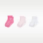 Set de calcetines antideslizantes infantil Nike Core Swoosh (3 pares)