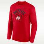 Ohio State Courtside Men's Nike Dri-FIT College Long-Sleeve T-Shirt
