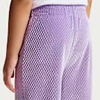 Nike Toddler Swoosh Sparkle 2-Piece Velvet Pants Set