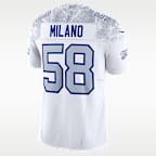 Matt Milano Buffalo Bills Rivalries Collection Men's Nike Dri-FIT NFL Limited Jersey