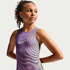 Nike Gymnastics "Jordan Chiles" Big Kids' Precision Leotard