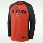 San Francisco Giants Authentic Collection Men's Nike Dri-FIT Pullover Crew