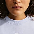 Nike Studio Fleece Medium Weight Women's Oversized Crew-Neck Sweatshirt