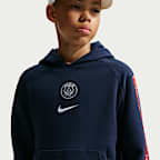 Paris Saint-Germain Home City Side Older Kids' Nike Football Fleece Hoodie