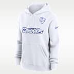 Los Angeles Rams Alt Pack Club Women's Nike NFL Pullover Hoodie